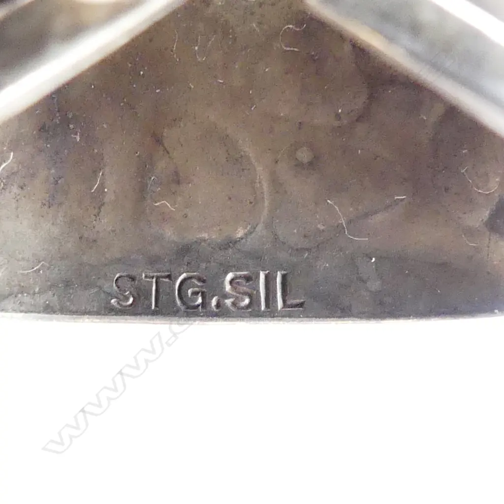 Russell Murphy vintage silver taniwha scarf clip, Image 1++